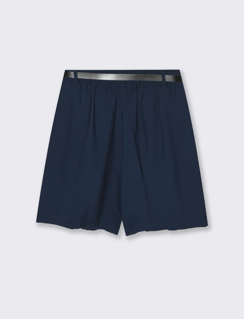 Short con cintura - Blu