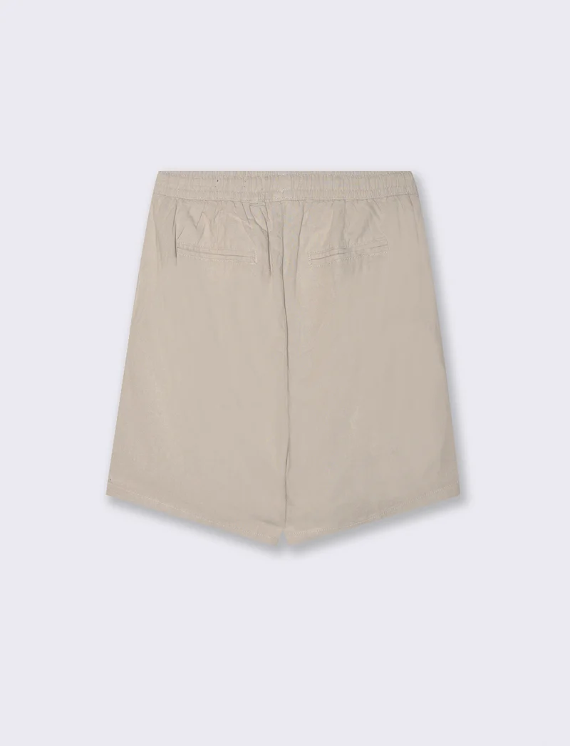 Bermuda jogger misto lino da uomo - Sabbia