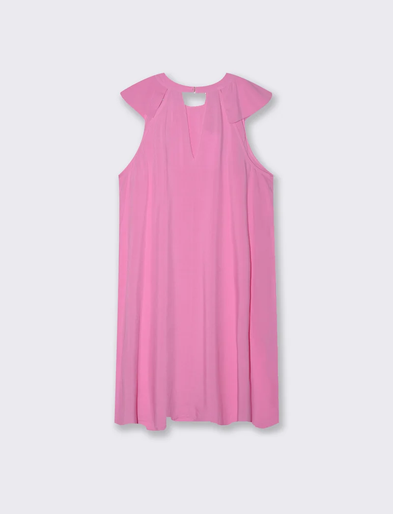 Vestito giro manica da donna - Rosa