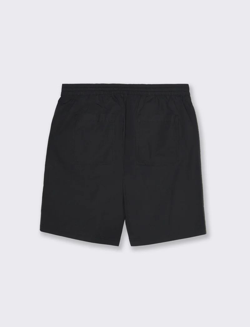 Bermuda chino cotone elasticizzato da uomo - Nero