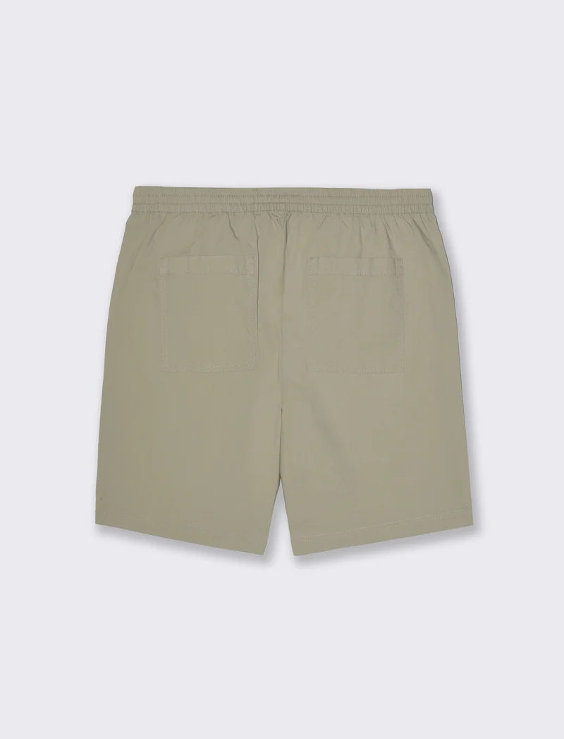Bermuda chino cotone elasticizzato da uomo - Verde salvia