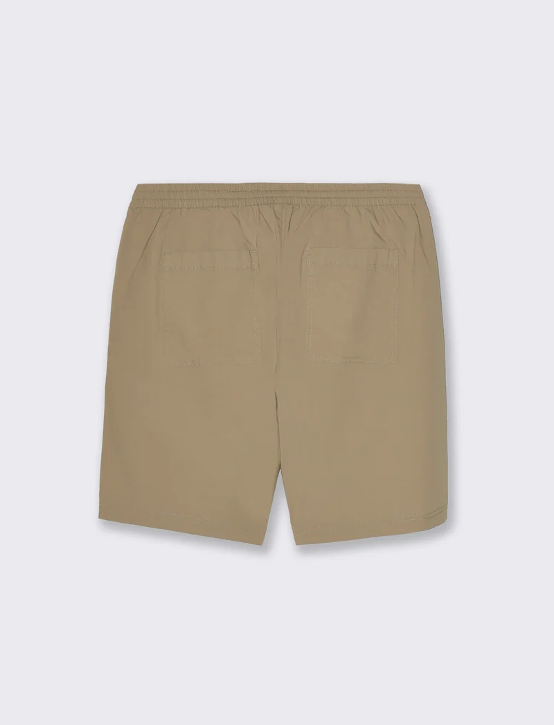 Bermuda chino cotone elasticizzato da uomo - Beige
