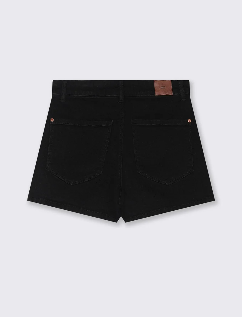 Short vita alta da donna - Nero
