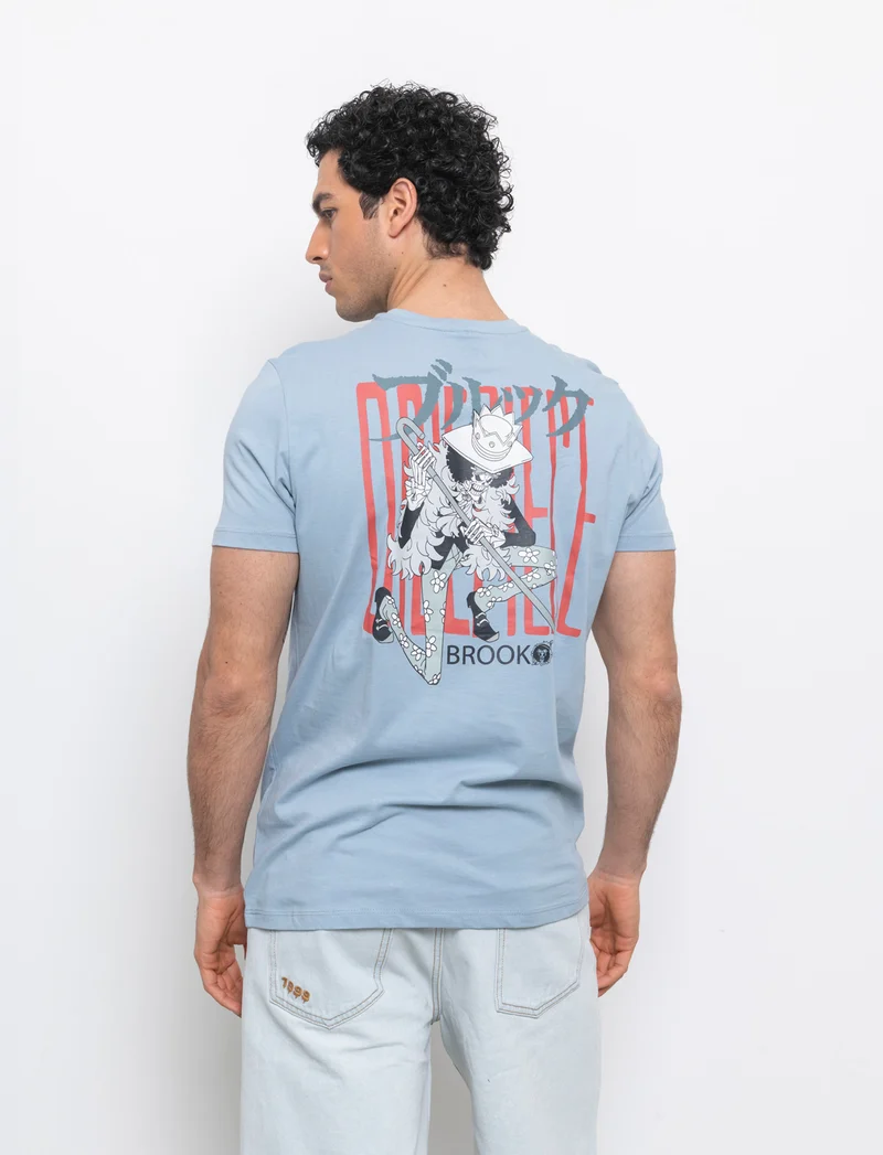 T-shirt stampa one piece da uomo - Avion