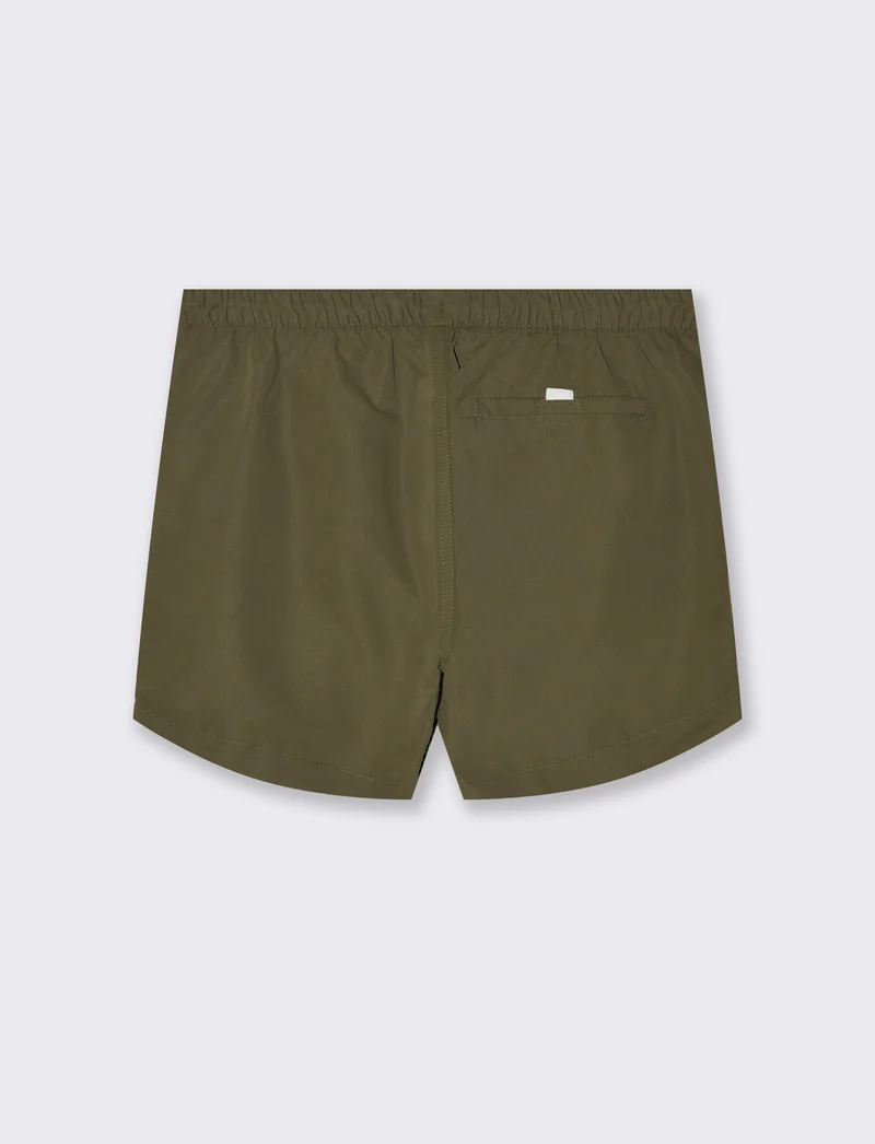 Costume mare basic da uomo - Verde militare
