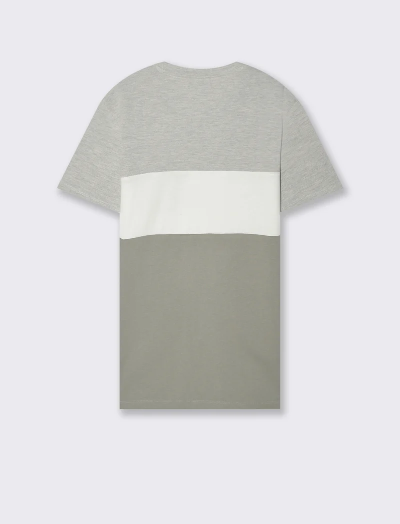 T-shirt con taschino da uomo - Verde