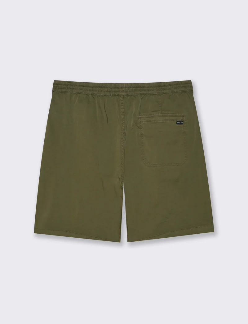 Bermuda baggy wide fit da uomo - Verde oliva