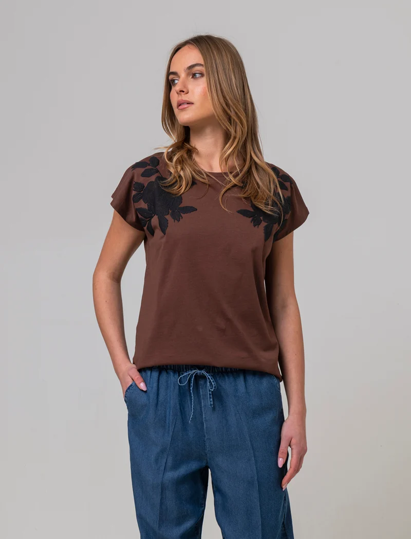T-shirt con stampa da donna - Caffe'