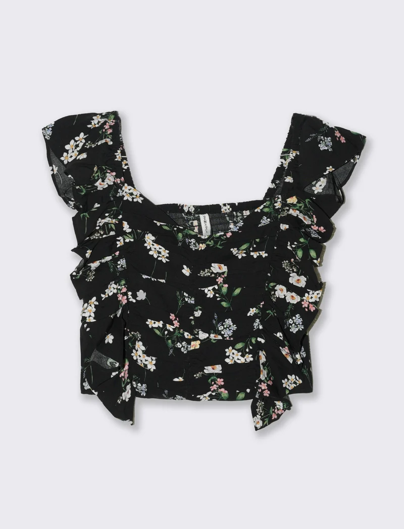 Top con rouches da donna - var 1