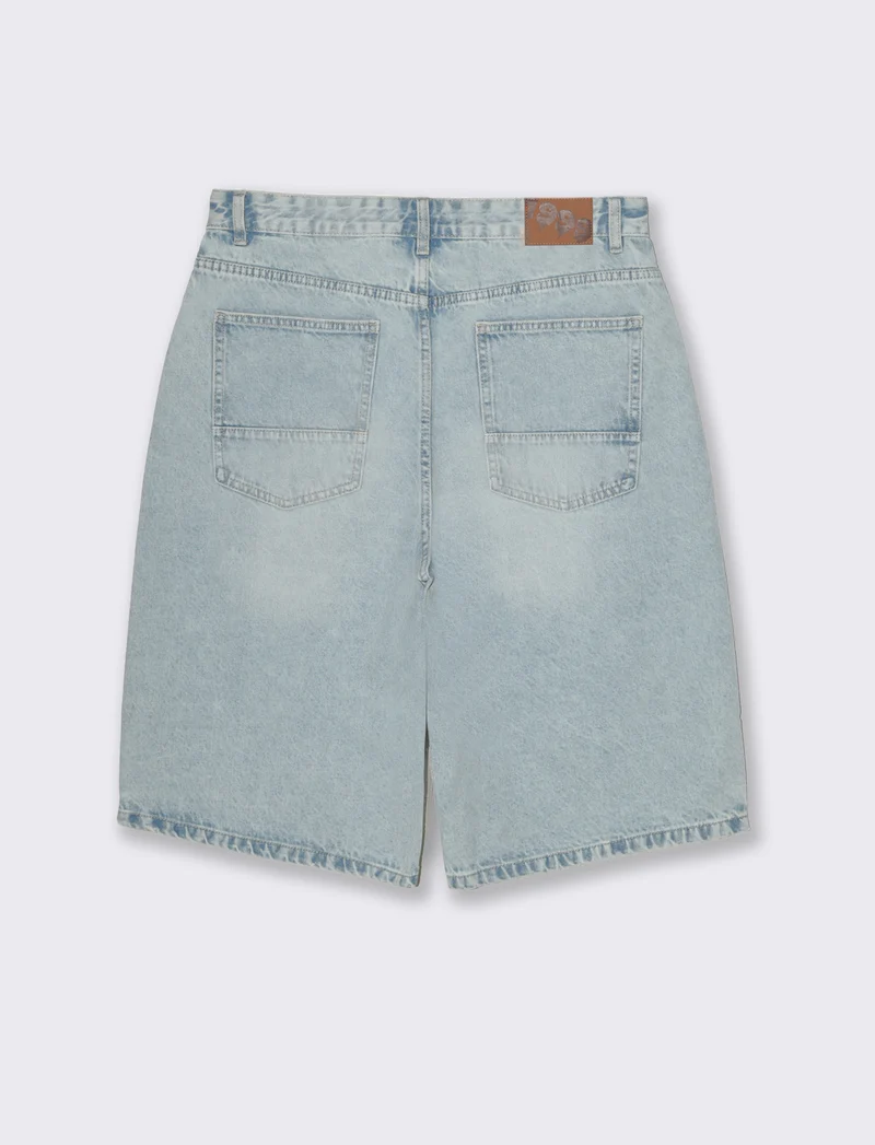 Bermuda di jeans skater da uomo - Denim