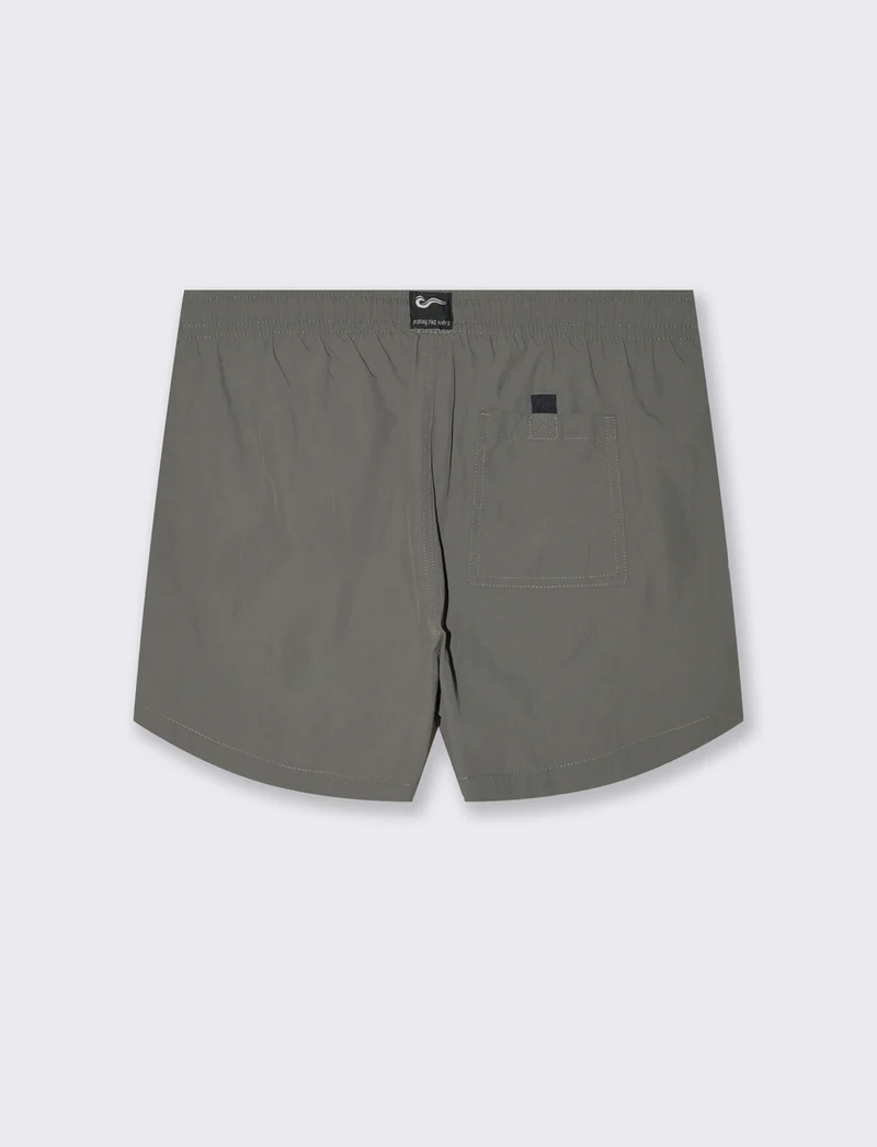 Costume mare tessuto premium da uomo - Grigio piombo