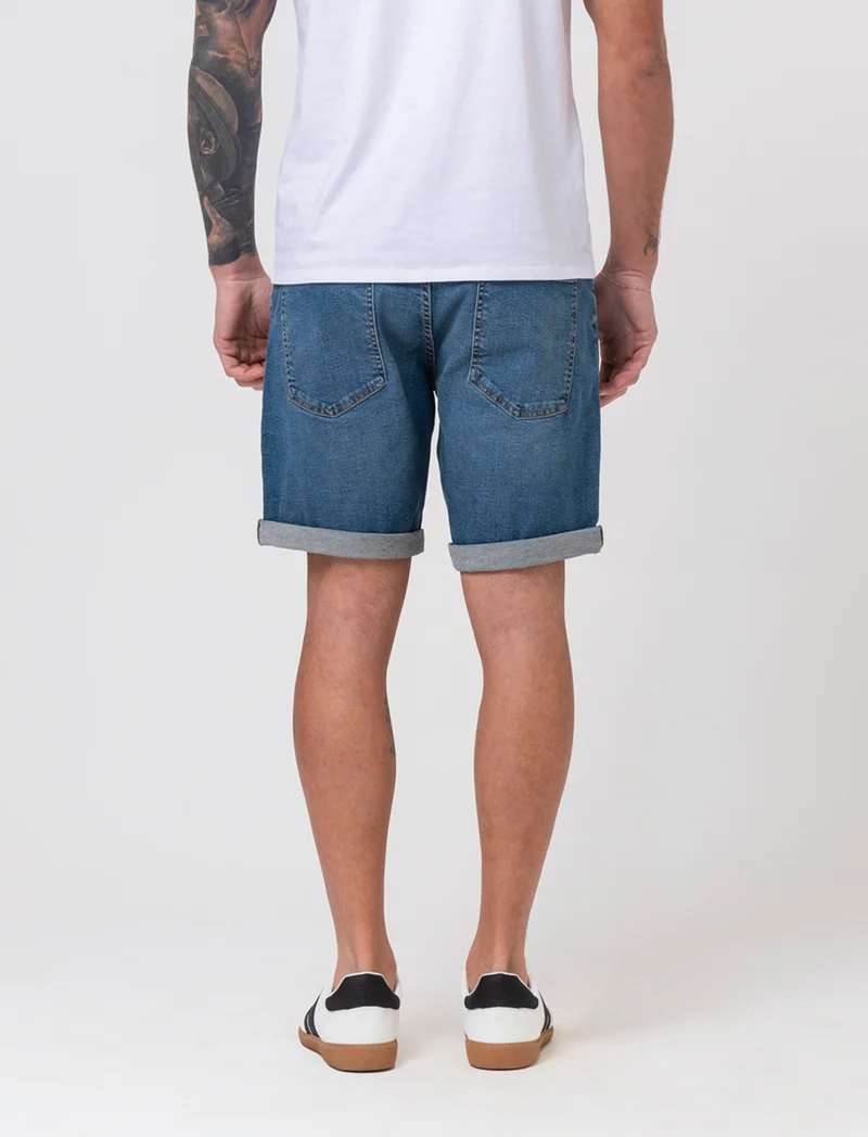 Bermuda jeans regular fit: da uomo - Denim