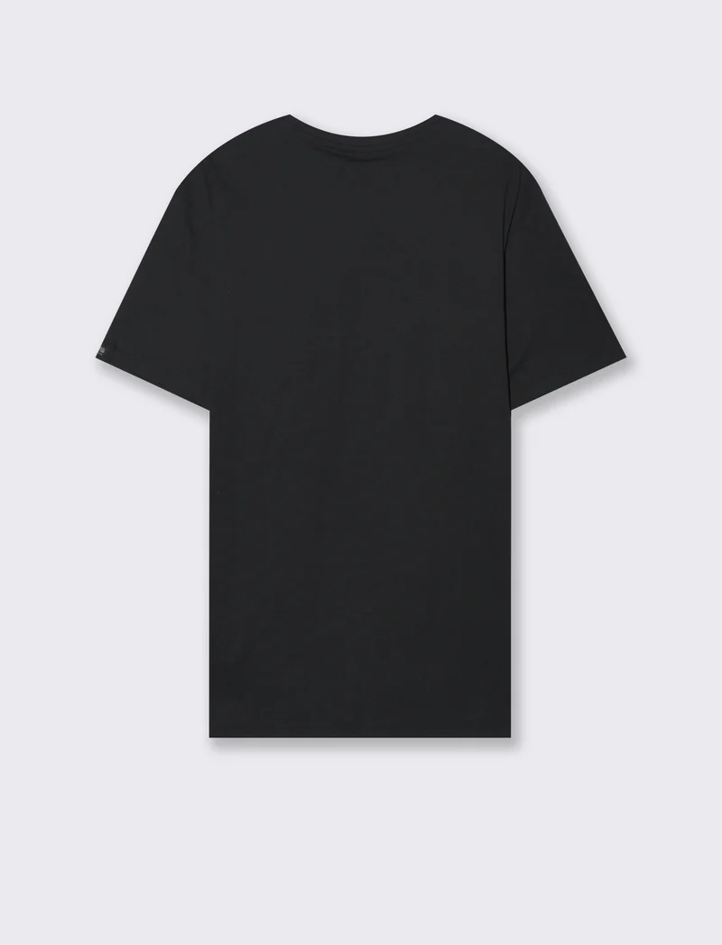 T-shirt stampa doraemon da uomo - Nero