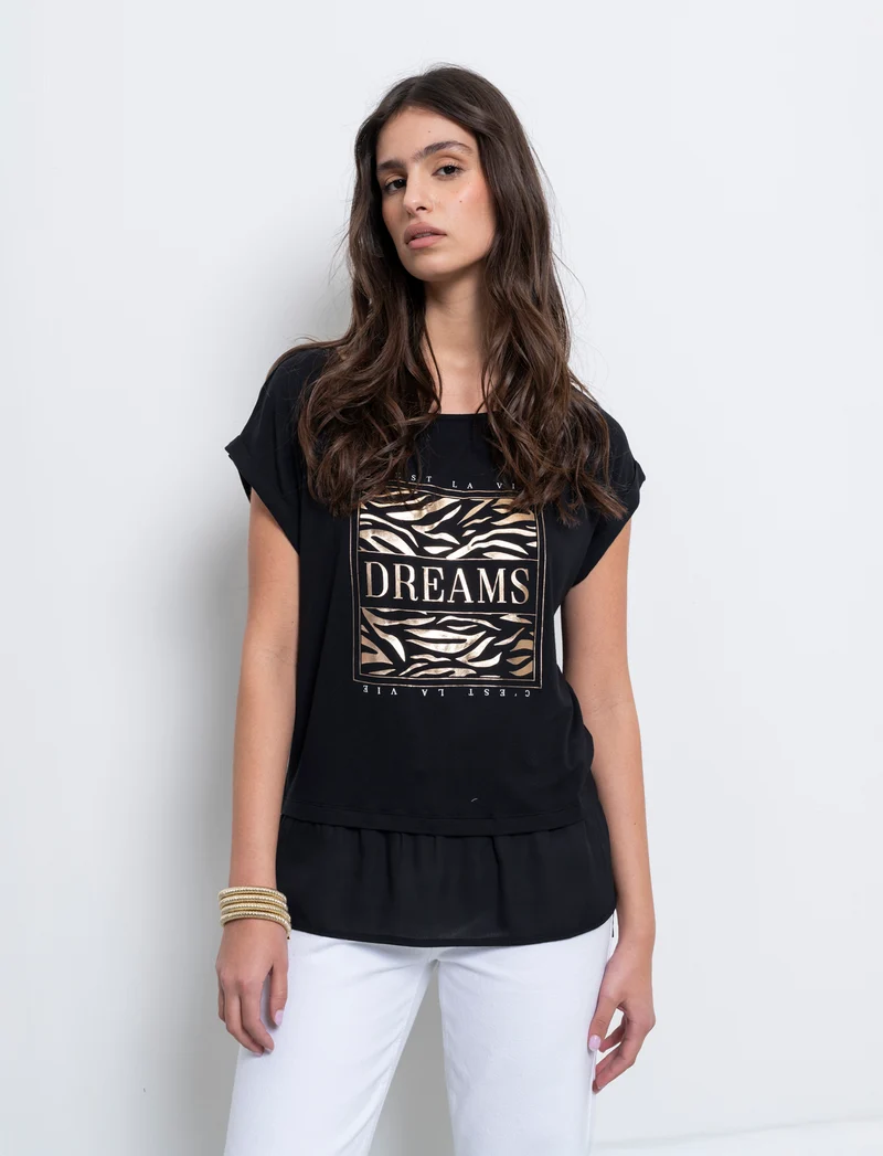 T-shirt con stampa da donna - var 2