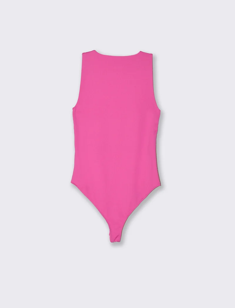 Body giromanica da donna - Fuxia