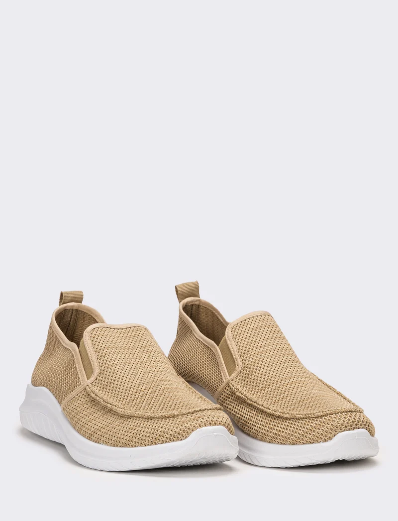 Scarpa da uomo in tessuto tecnico - Beige