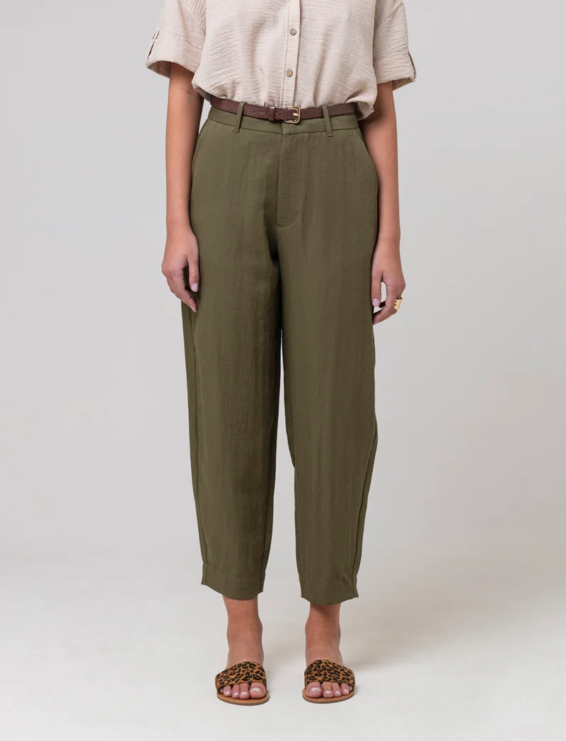Pantalone con cintura da donna - Kaky 1
