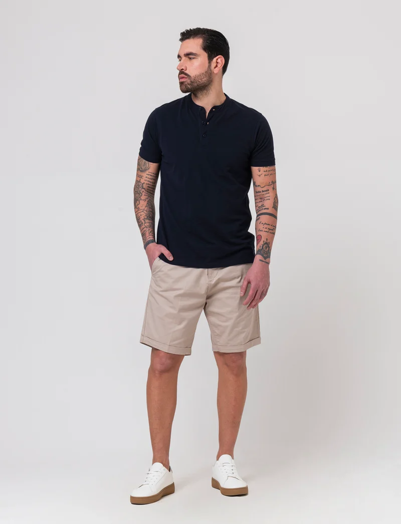 Bermuda chino regular fit da uomo - Beige