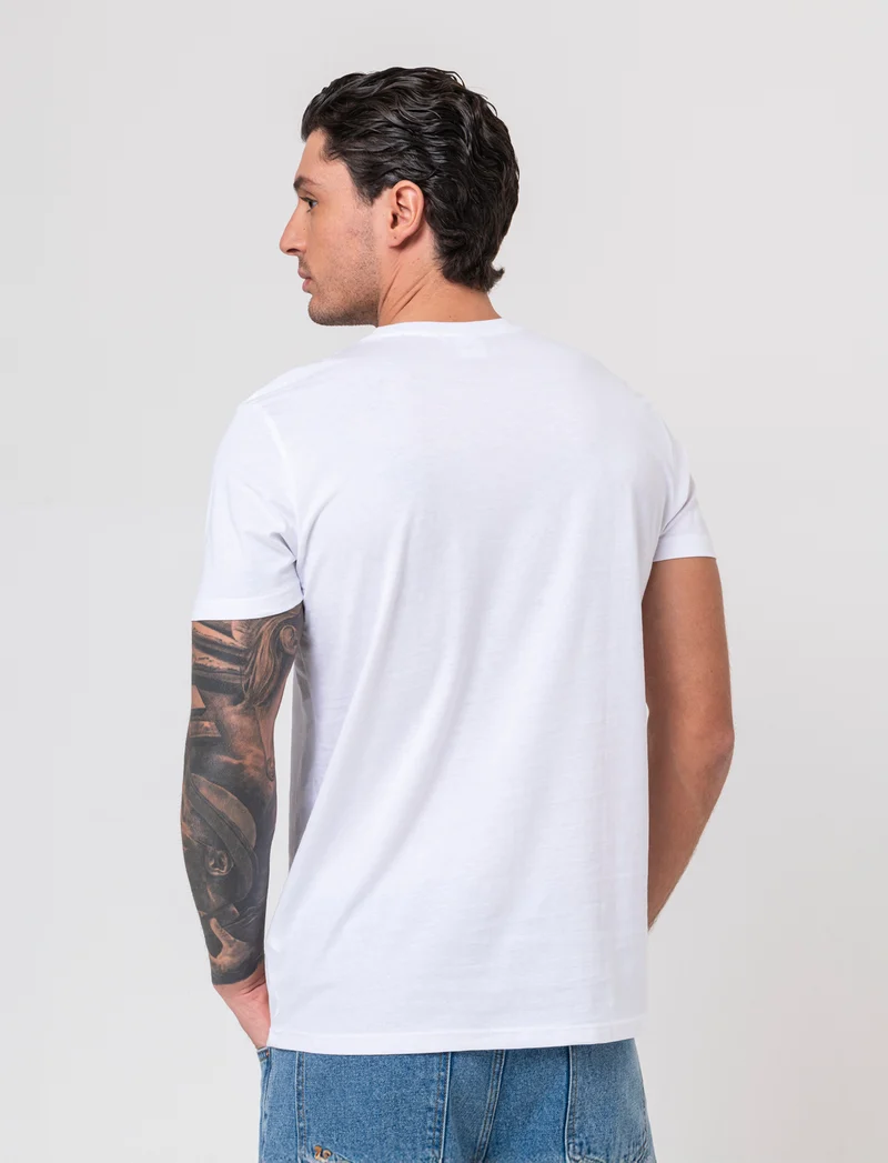 T-shirt stampa naruto da uomo - Bianco