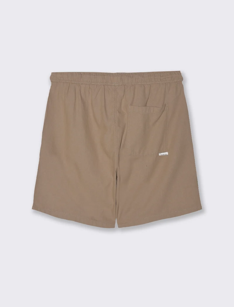 Bermuda jogger tessuto strutturato da uomo - Grigio tortora