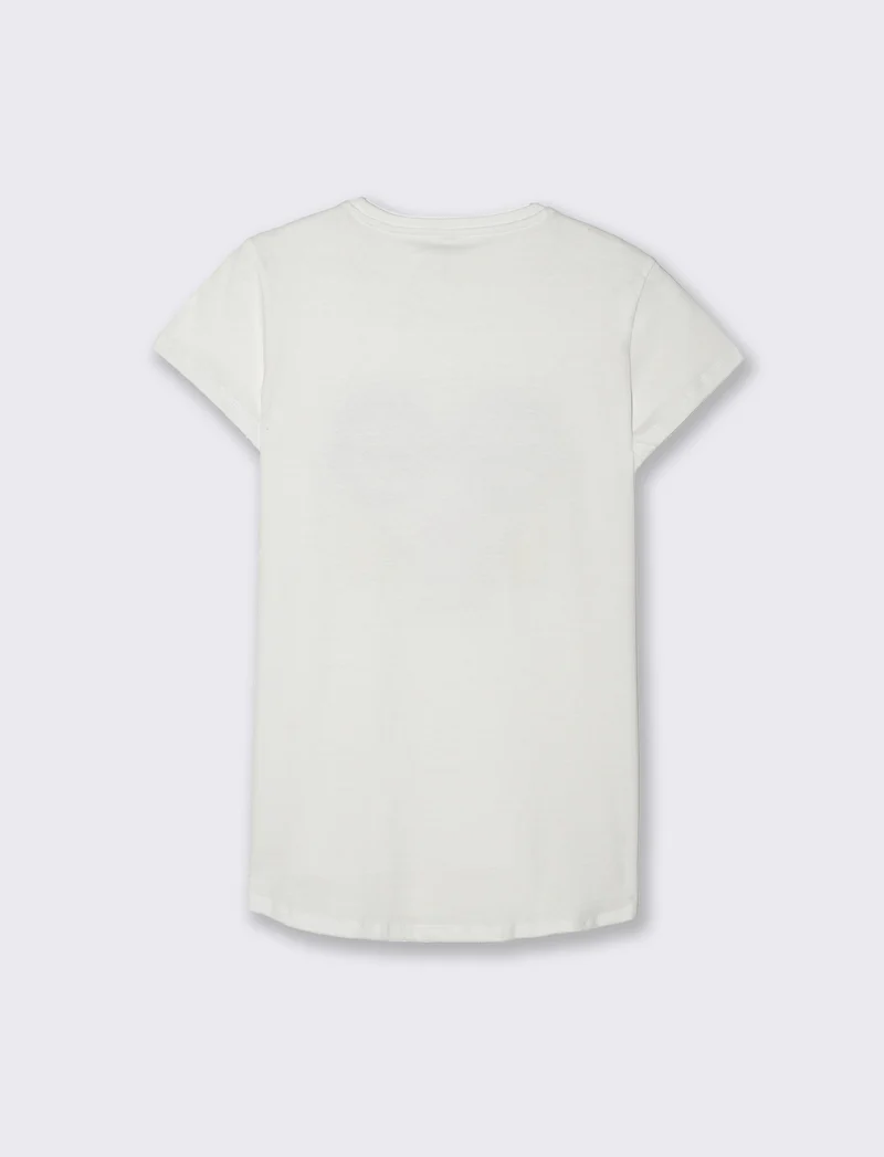 T-shirt con stampa da donna - var 1