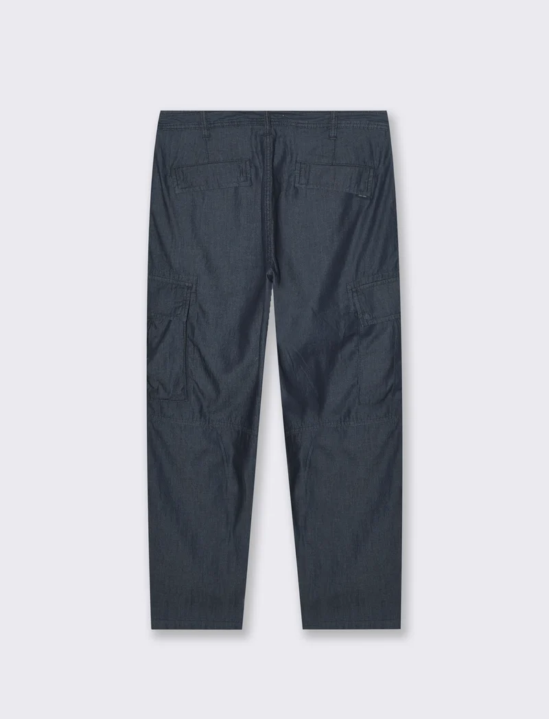 Jeans leggero cargo fit da uomo - DENIM SCURO
