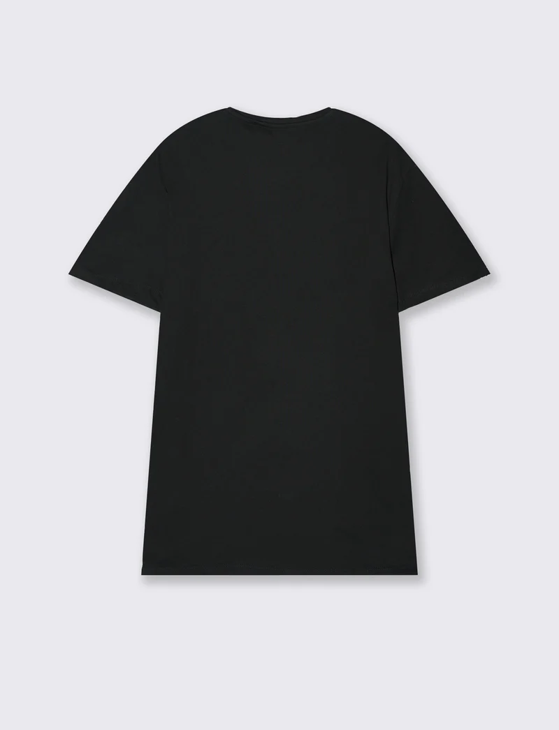 T-shirt con stampa One Piece da uomo - Nero