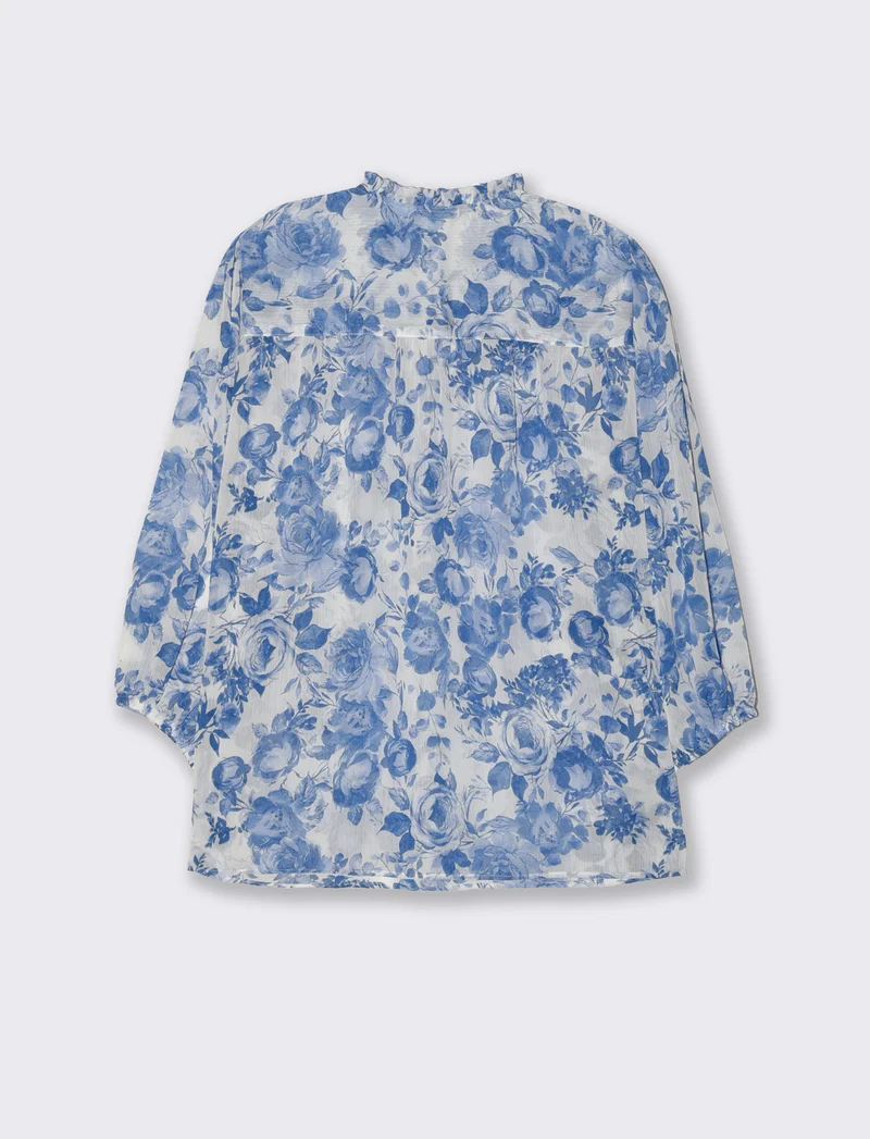 Blusa con ruches da donna - var 2