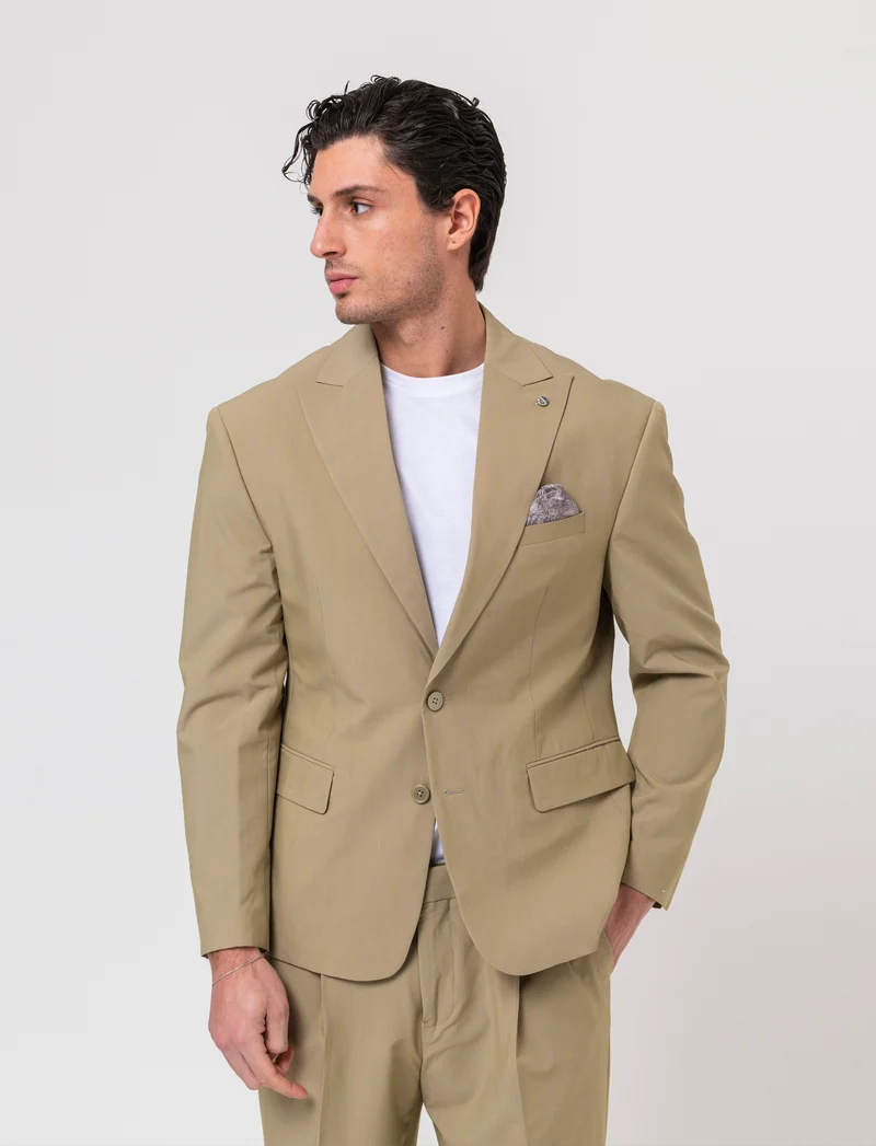 Pantaloni da completo relaxed fit da uomo - Verde