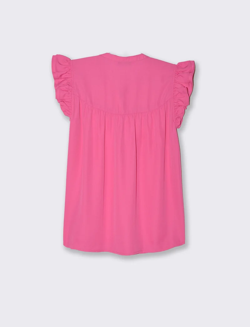 Casacca giromanica da donna - Fuxia