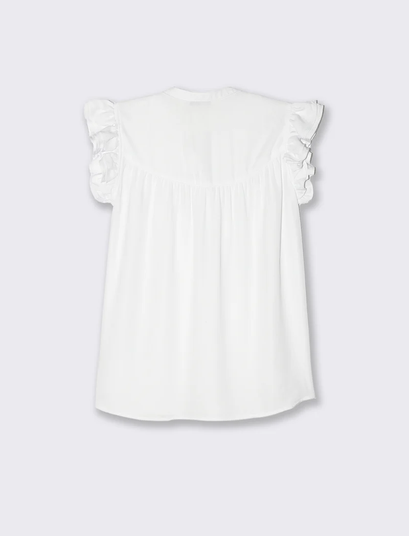 Casacca giromanica da donna - Bianco