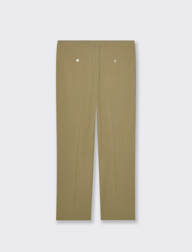 Pantaloni da completo relaxed fit da uomo - Verde