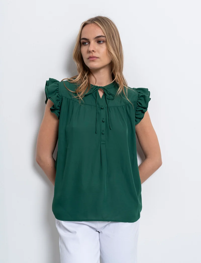 Casacca giromanica da donna - Verde