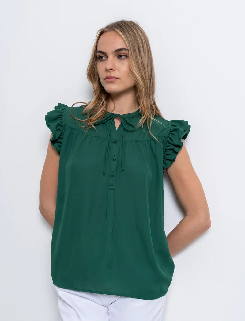 Casacca giromanica da donna - Verde