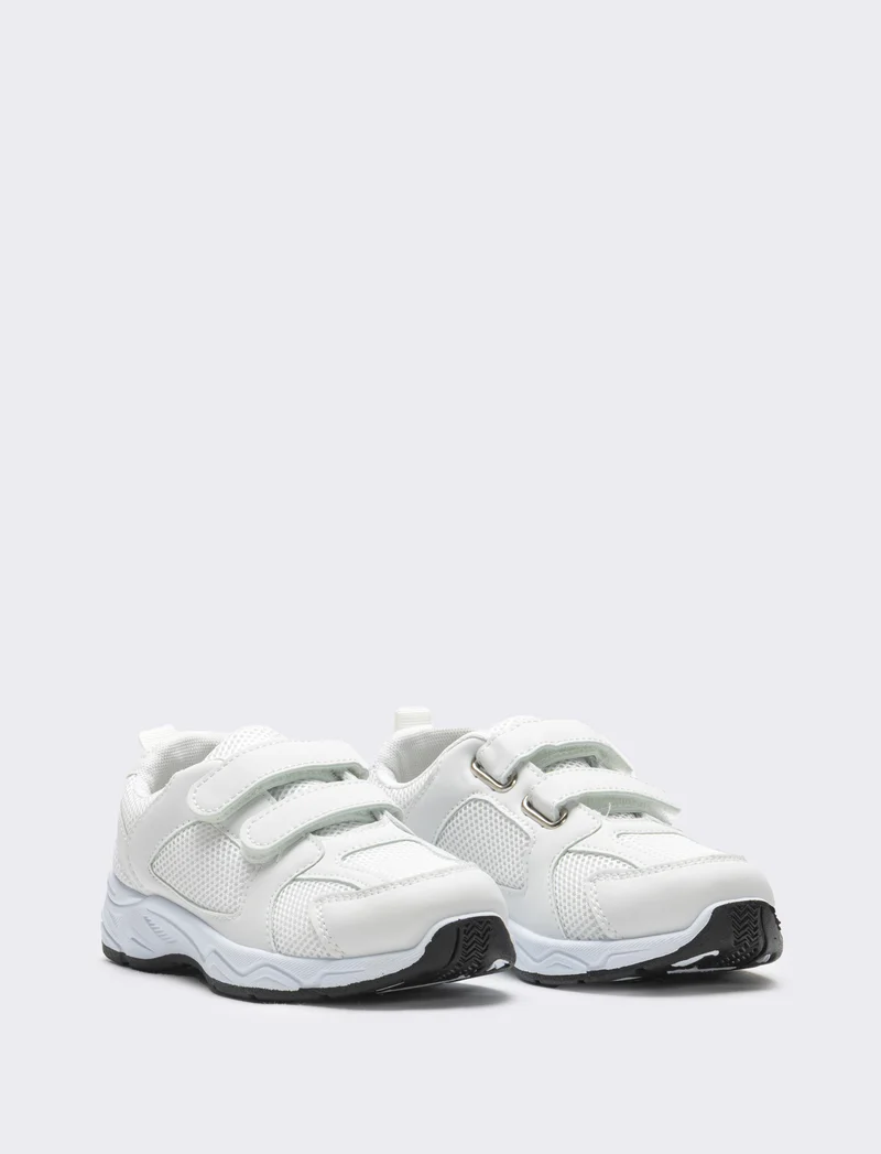 Sneakers con strappi da bambina - Bianco