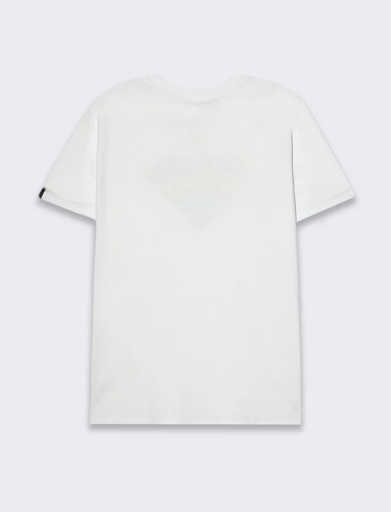 T-shirt stampa super man by dc comics da uomo - Bianco