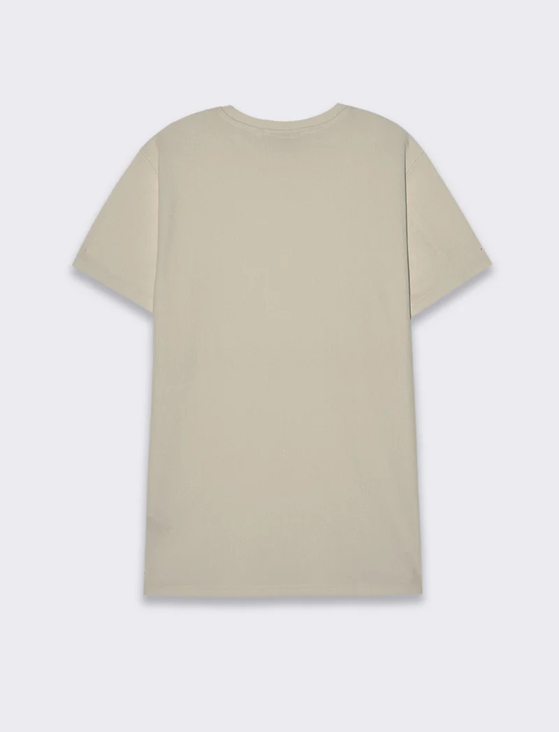 T-shirt waffle regular fit da uomo - Grigio ghiaccio
