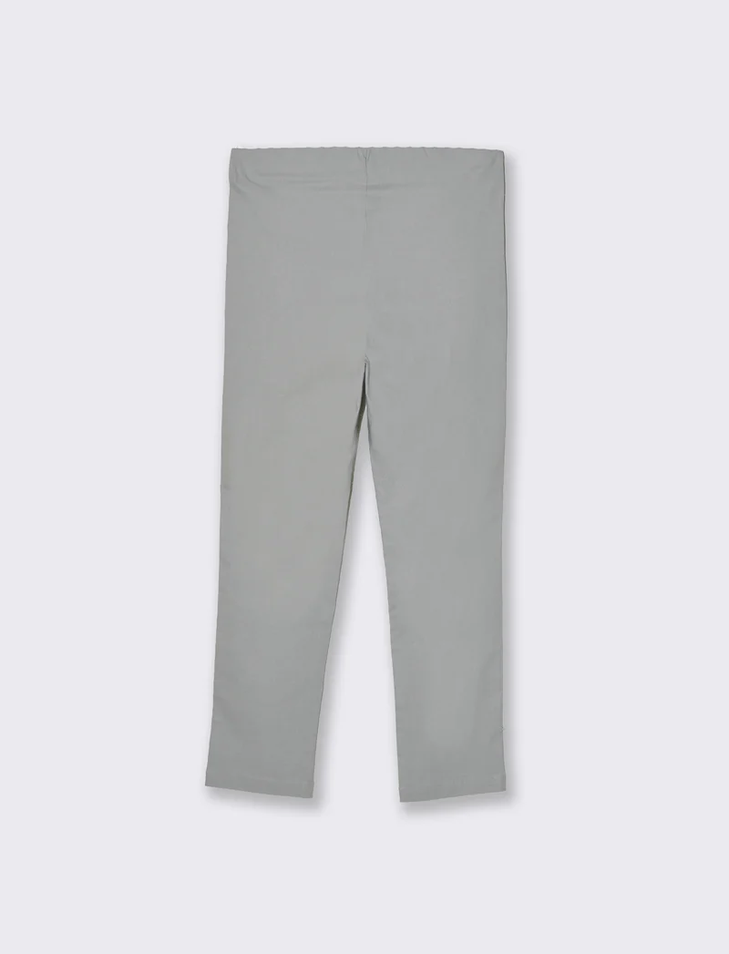 Pantalone pinocchietto da donna - Grigio perla